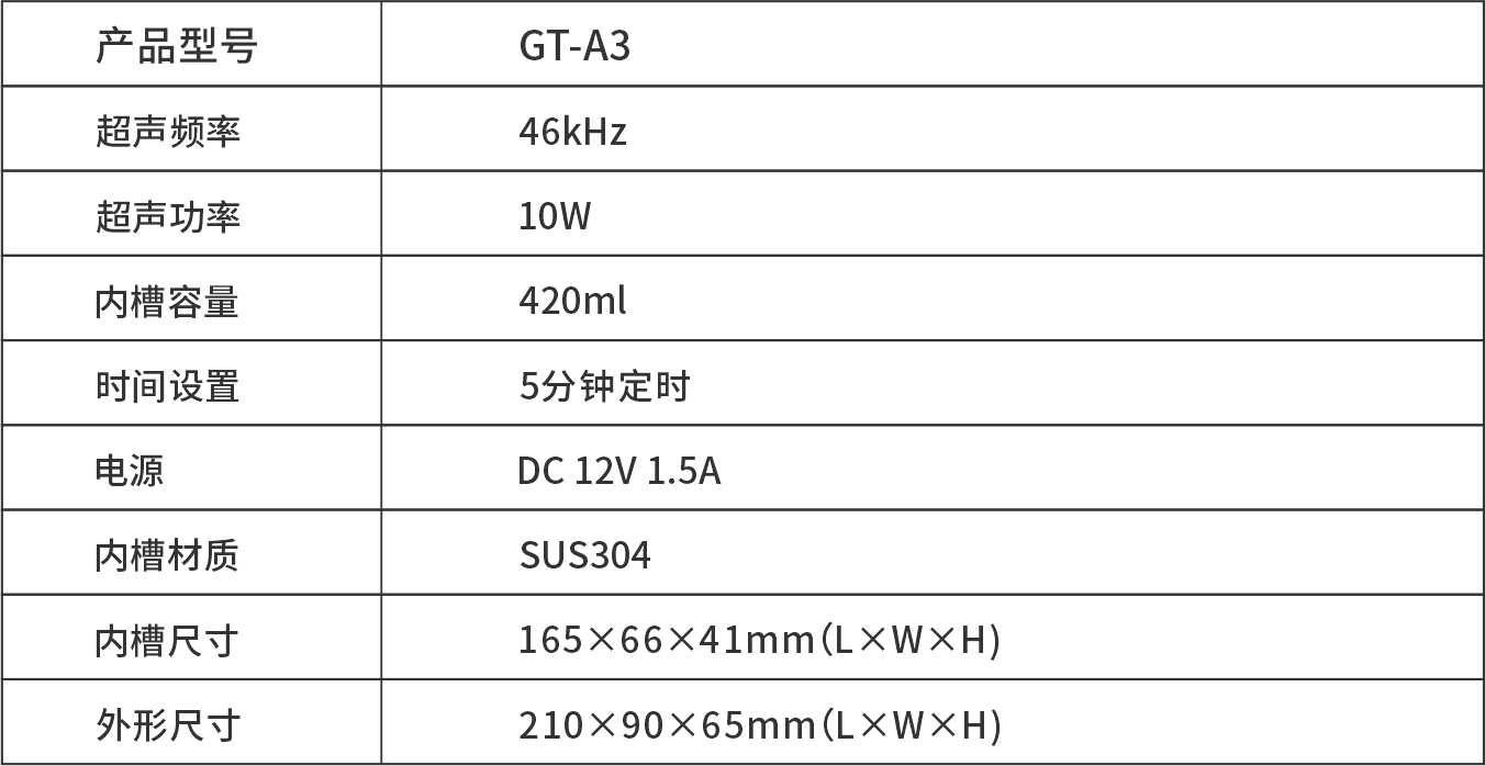 GT-A3超聲波清洗機