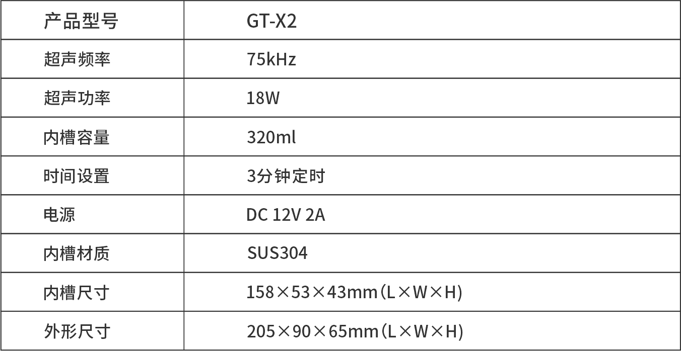 GT-X2超聲波殺菌清洗機